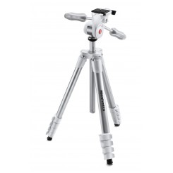 MANFROTTO Compact Advanced aluminium tripod with 3-way head White